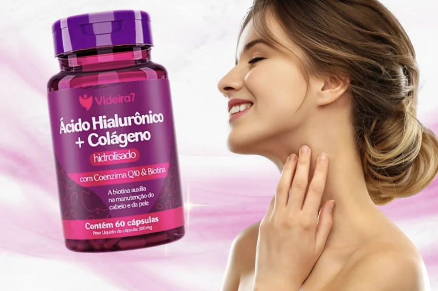Ácido hialurónico + colágeno + Q10 + biotina Videira7