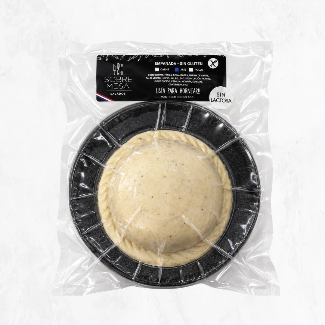 Empanada sin gluten y sin lactosa Sobremesa