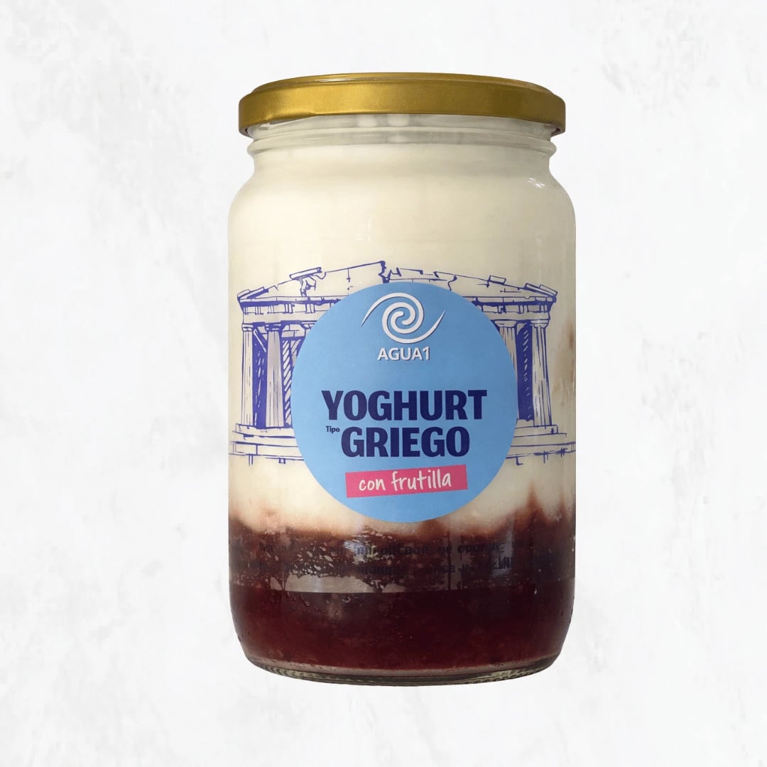 Yogur griego con dulce de frutilla Agua’i Aguaí